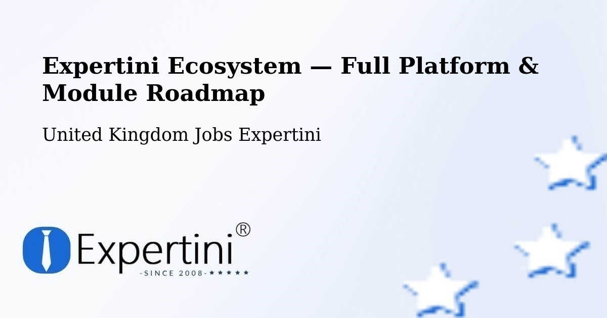 Expertini Ecosystem — Full Platform & Module Roadmap – Gosforth