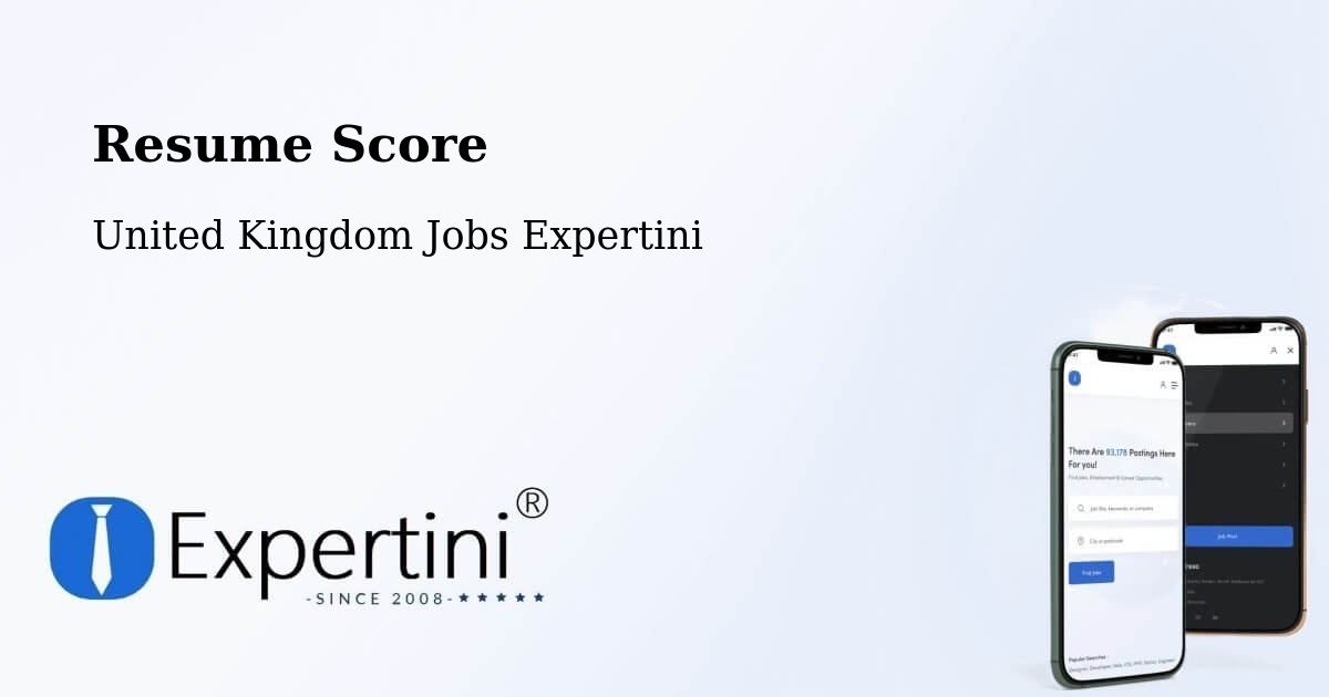 Resume Score & Job Description Match Tool – Gosforth - United Kingdom Jobs Expertini