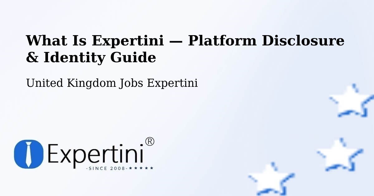 What Is Expertini — Platform Disclosure & Identity Guide – Gosforth